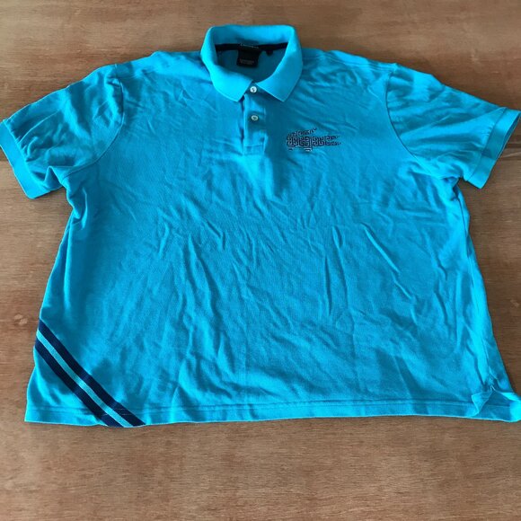 Lacoste Jonathan Adler Performance Polo Shirt Men 8 US 3XL Blue Athleisure Golf - Picture 1 of 12